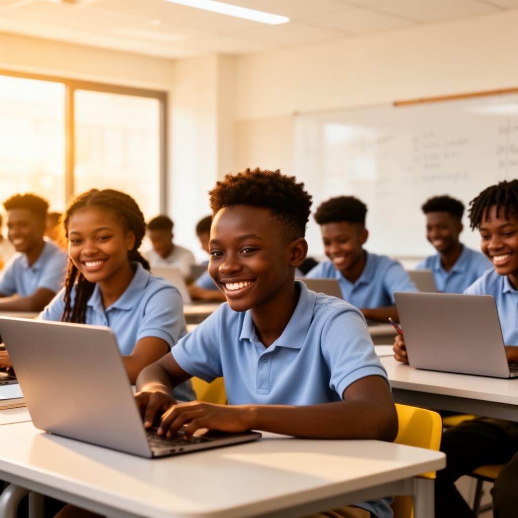 Students learning online with GPIS Global